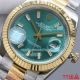 Copy Rolex Datejust II Two Tone Watch Green Diamond Stick Markers Dial 41MM (4)_th.jpg